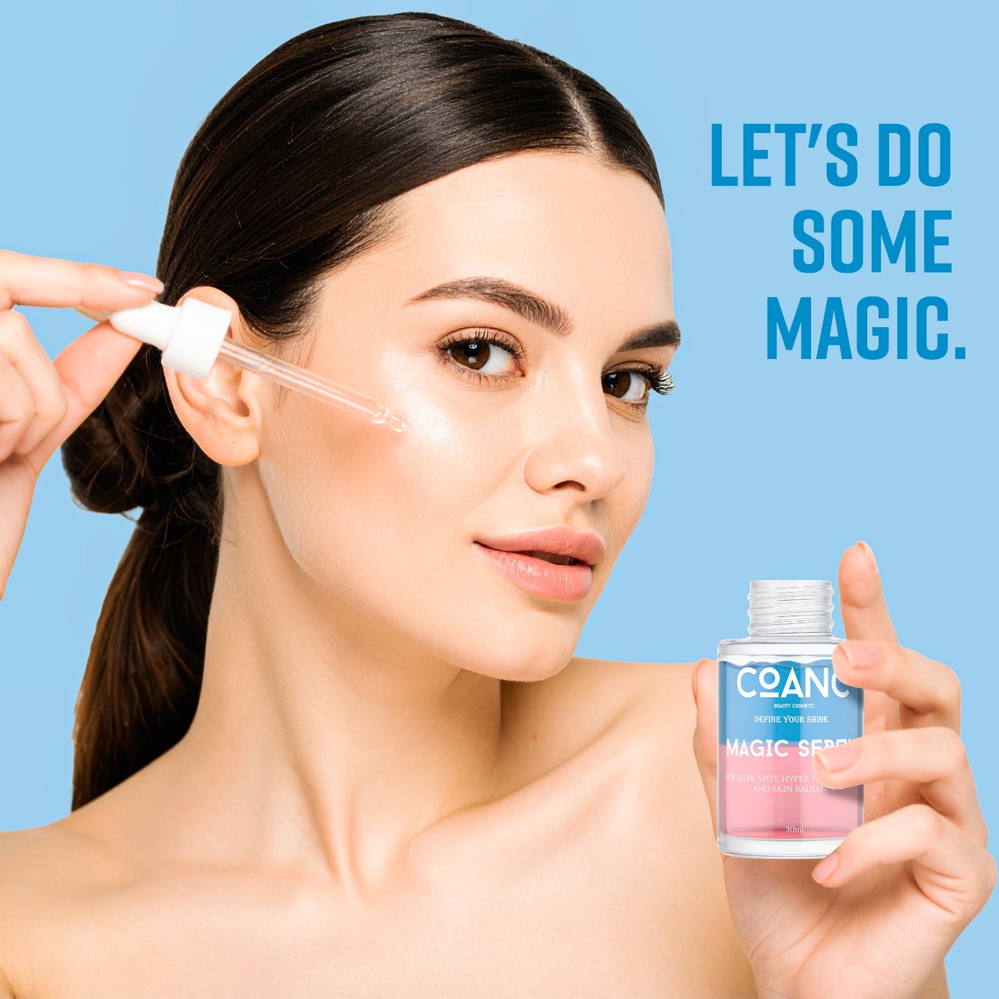 COANC India's 1st Magic Serum For Glass Skin| Promotes Skin Radiant & Youthful Glow | Fades Dark Sports & Hyperpigmentation
