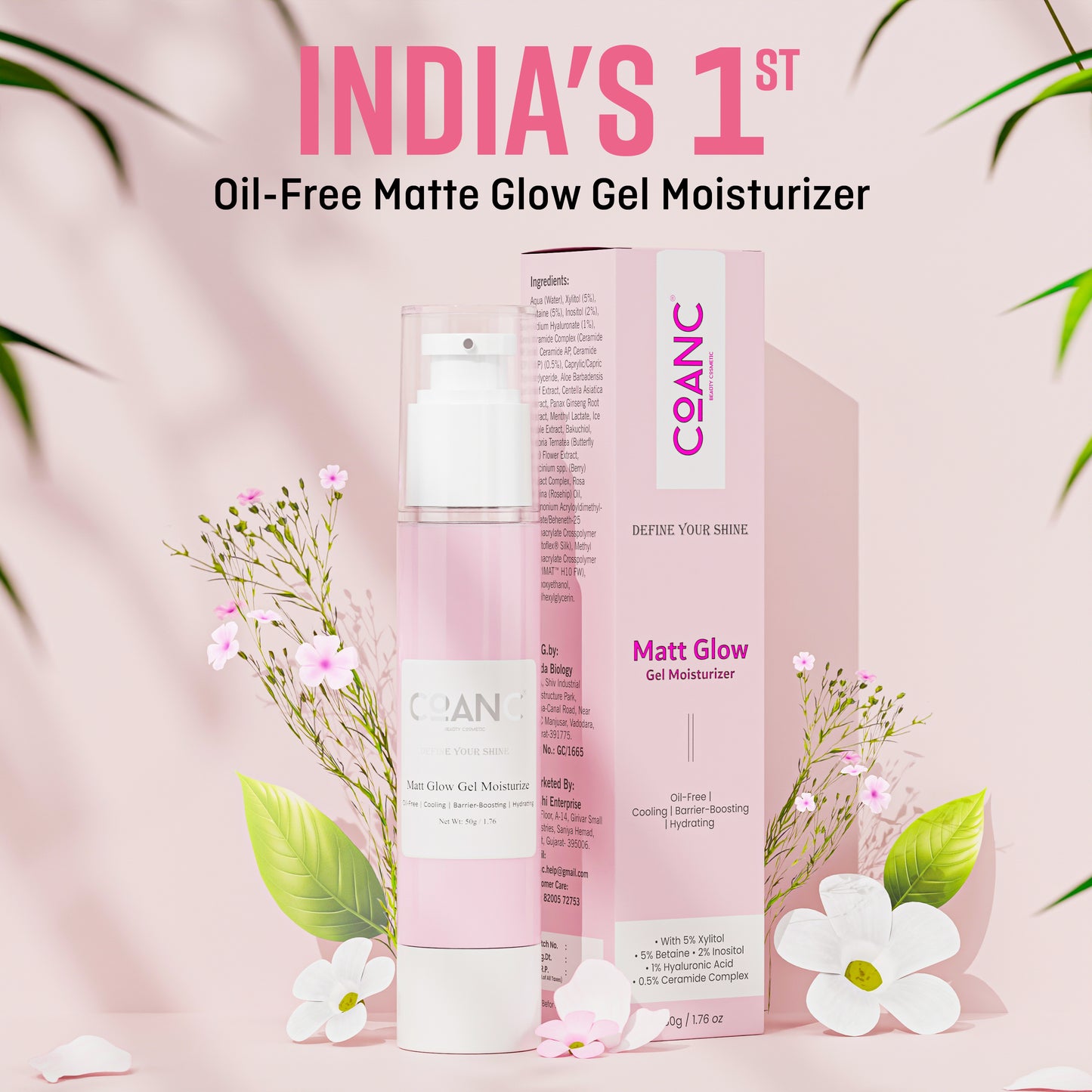 Dual-Phase Niacinamide Serum Spray Moisturizer & Matt Glow Gel Moisturizer Combo