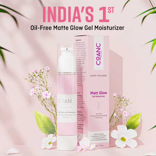 COANC India's 1st Oil Free Matt Glow Gel Moisturizer