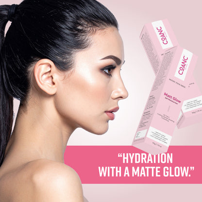 Sunscreen + Glitter Spray & Matt Glow Gel Moisturizer Combo