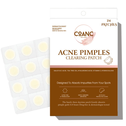 COANC Pimple Patches Extra Small Daytime Hydrocolloid Acne Covering Zits and Blemishes, Blends Into Skin and Barely There