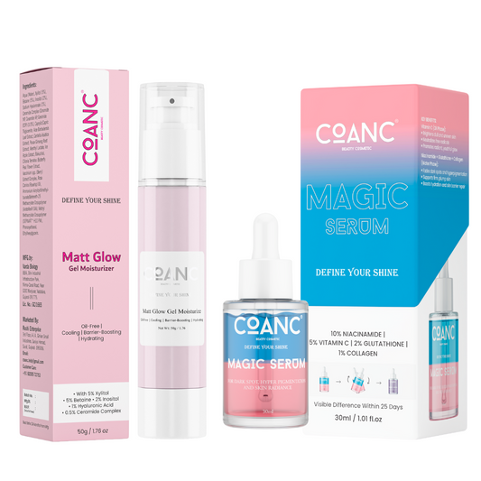 Matt Glow Gel Moisturizer & Magic Serum For Glass Skin