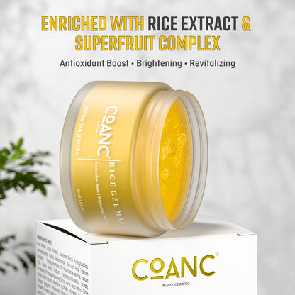 Rice Gel Mask For Glowing Skin & Magic Serum For Glass Skin Combo